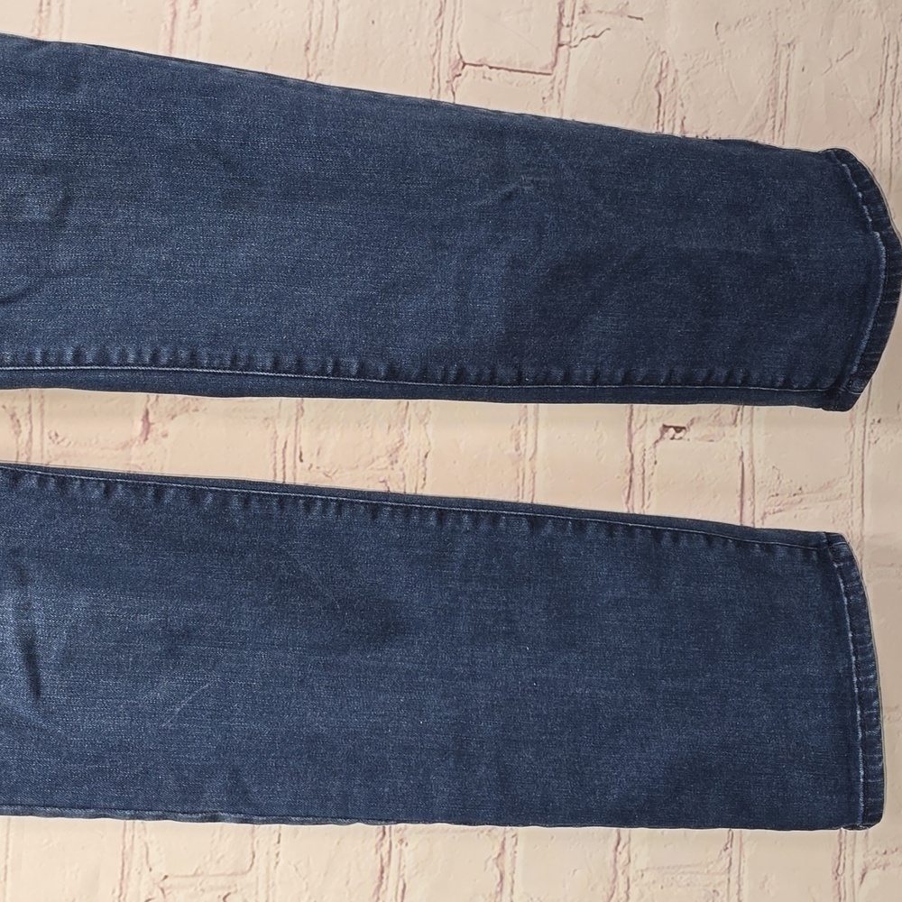 NYDJ Marilyn Straight Jeans Style# MDNAMS2678 Lift Tuck Studded Womens Size 8 - Picture 3 of 15